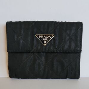 Prada Quilted Black Wallet